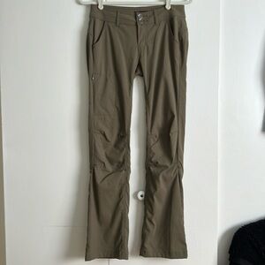 Prana converable hiking pants “Halle” size 2 olive color